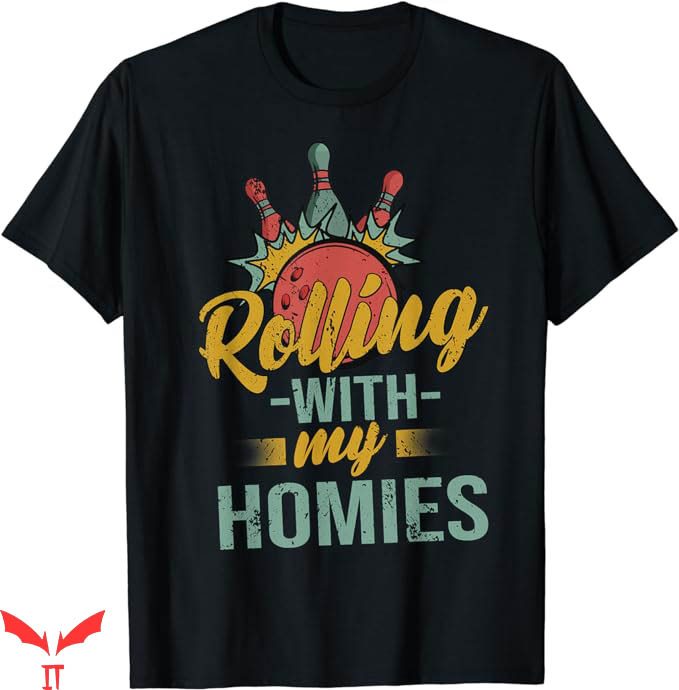 Green Bowling T-Shirt Homies Retro Bowling T-Shirt Trending Green Bowling T-Shirt Homies Retro Bowling T-Shirt Trending