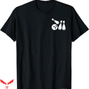 Green Bowling T-Shirt Pocket Sports Bowler Team Trending