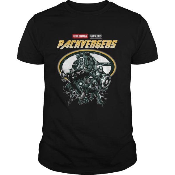 Greenbay Packers Packvengers Avengers Marvel shirt