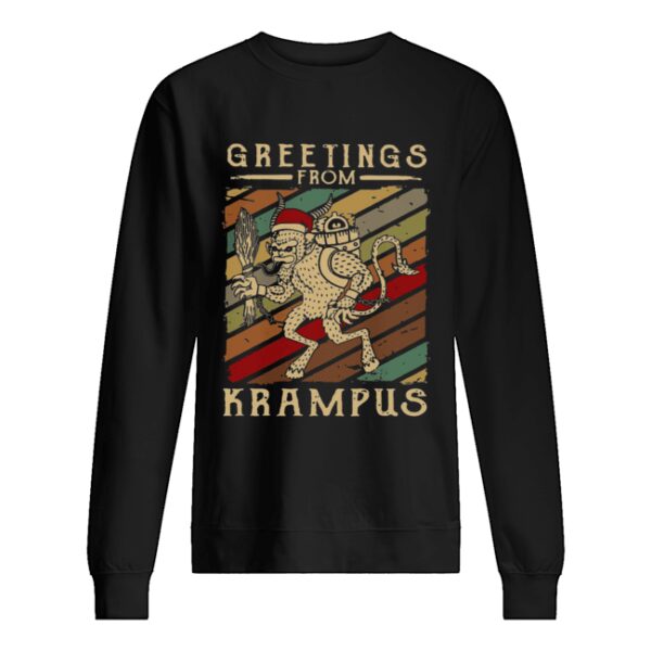 Greetings From Krampus Vintage shirt