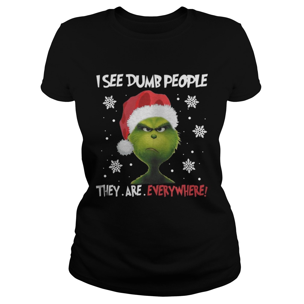 Grinch – I See Dumb People They Are Everywhere Shirt Grinch – I See Dumb People They Are Everywhere Shirt