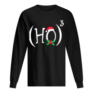 HO3 or HO Cube Funny Christmas Math Teachers Themed shirt
