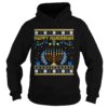 Happy Hanukkah Jew Menorah Jewish Ugly Christmas shirt