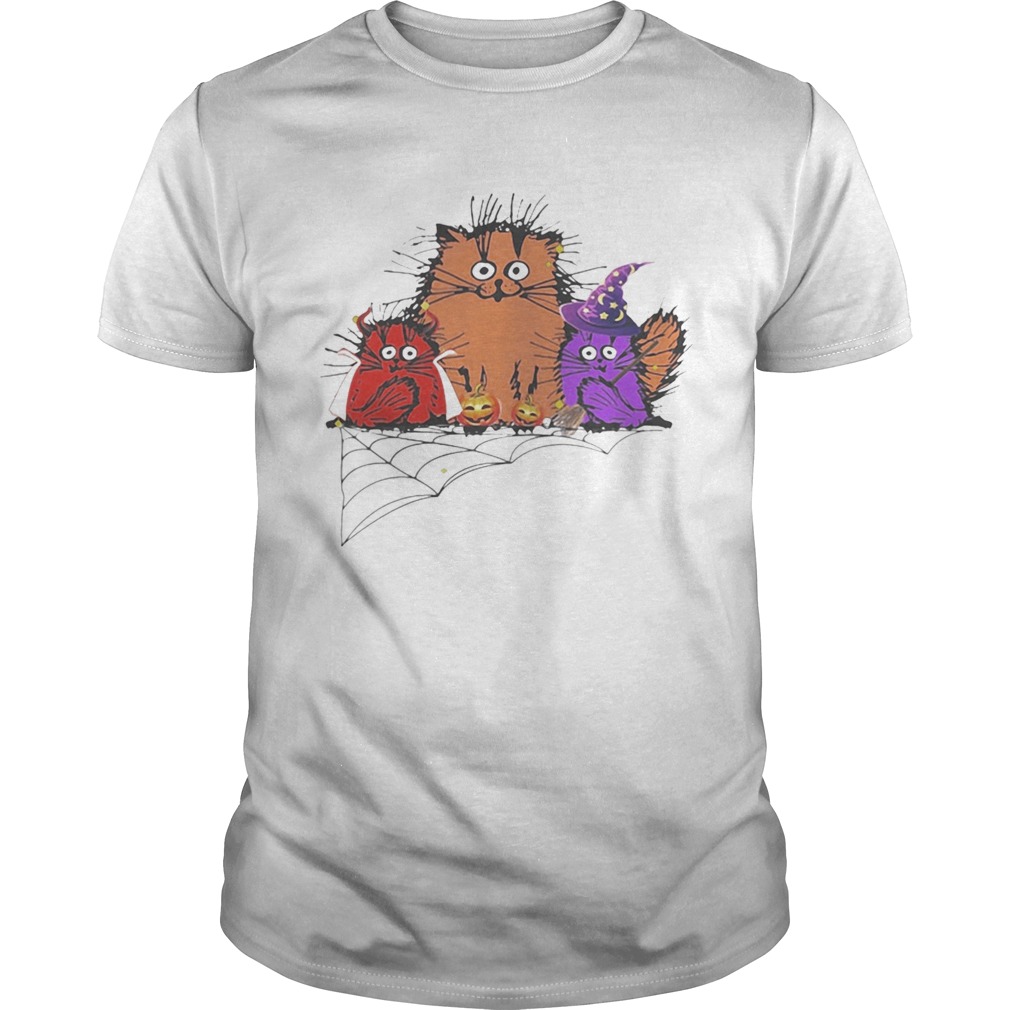 Happy halloween color cats pumpkin shirt Happy halloween color cats pumpkin shirt