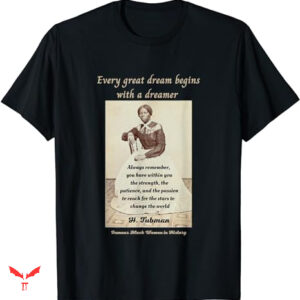 Harriet Tubman T-shirt Black Woman History Activist