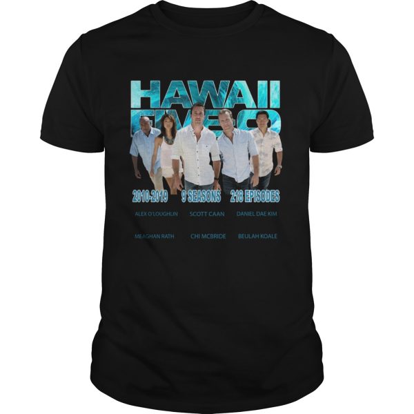 Hawaii Fiveo 2010 2019 9 seasons 218 episodes shirt