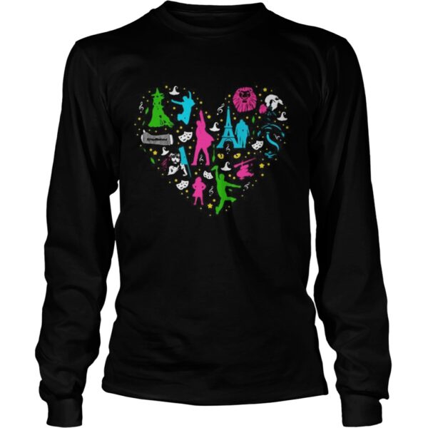 Heart Love Musicals Christmas shirt