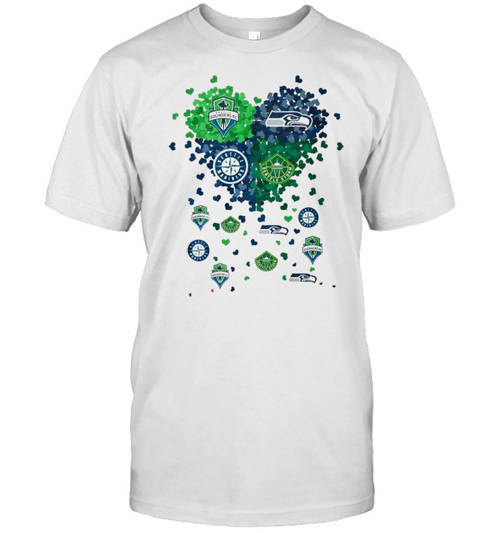 Heart Seattle Sounders Fc Seattle Seahawks Seattle Mariners And Seattle Storm Love shirt Heart Seattle Sounders Fc Seattle Seahawks Seattle Mariners And Seattle Storm Love shirt
