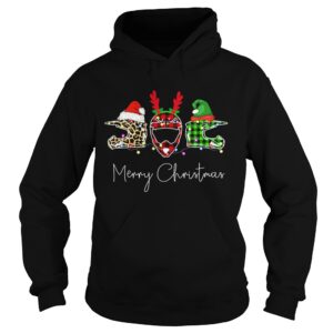 Helmets Leopard Plaid Printed Merry Christmas shirt