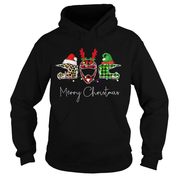 Helmets Leopard Plaid Printed Merry Christmas shirt