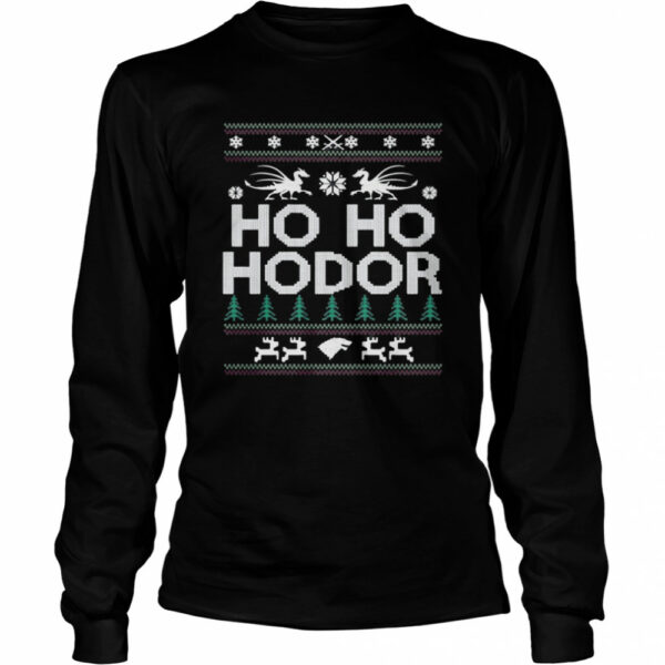 Ho Ho Hodor Toothless Merry Xmas shirt