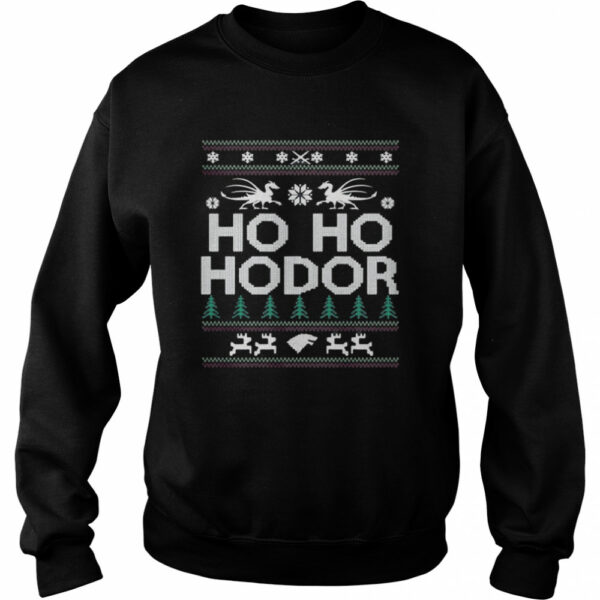Ho Ho Hodor Toothless Merry Xmas shirt
