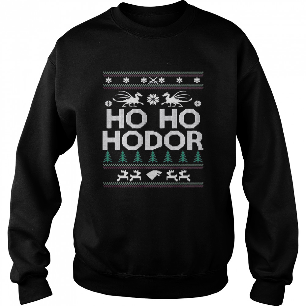 Ho Ho Hodor Toothless Merry Xmas shirt Ho Ho Hodor Toothless Merry Xmas shirt