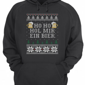 Ho Ho Hol Mir Ein Bier Ugly Christmas shirt 3