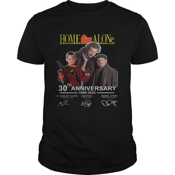 Home Alone 30th anniversary 19902020 Macaulay Culkin signatures shirt