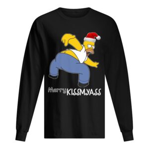 Homer Simpson Merry kissmyass shirt