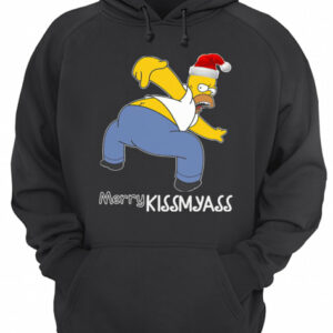 Homer Simpson Merry kissmyass shirt 3