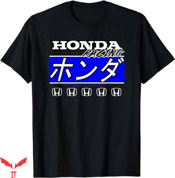 Honda Race T-Shirt Kanji Racing T-Shirt Sport