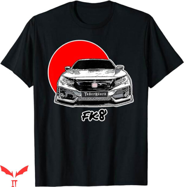 Honda Race T-Shirt R Type Tuner Enthusiasts Red Tee Sport