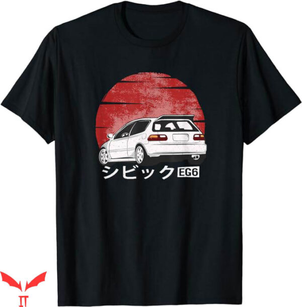 Honda Race T-Shirt Vintage Hatch Civic EG6 T-Shirt Sport
