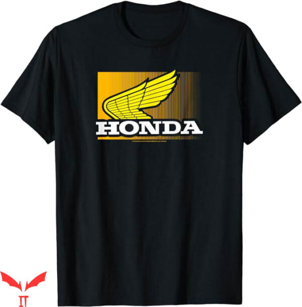 Honda Race T-Shirt Wing Gradient T-Shirt Sport