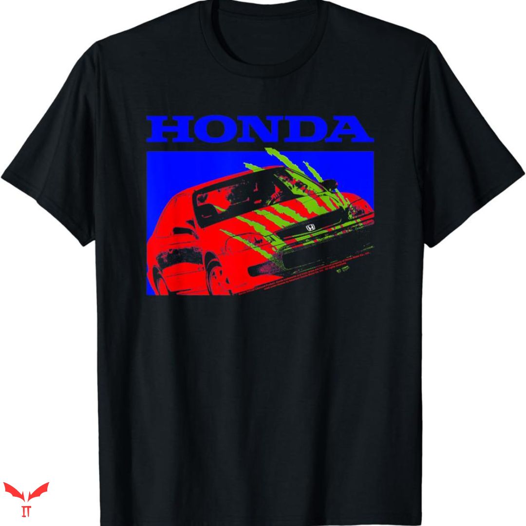 Honda Racing T-shirt Neon Color Honda Racing T-shirt Neon Color
