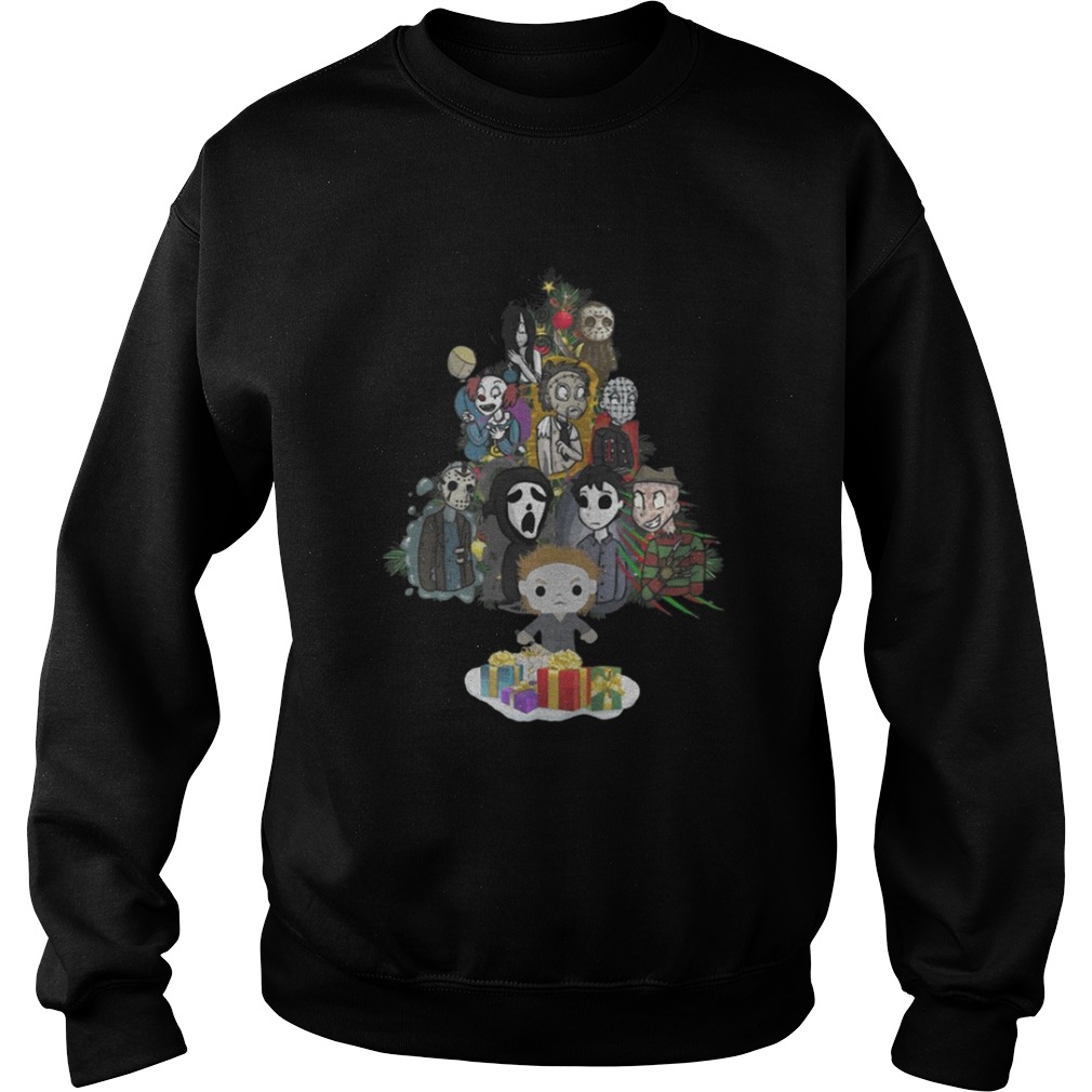Horror Movie Christmas Tree Shirt Horror Movie Christmas Tree Shirt