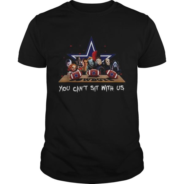 Horror Movies characters you can sit with US Cowboys shirt