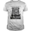 Horror characters straight outta nightmares the worlds most dangerous group shirt