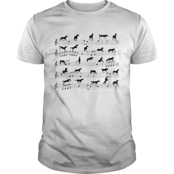Horse Notes On Sheet Music shirt