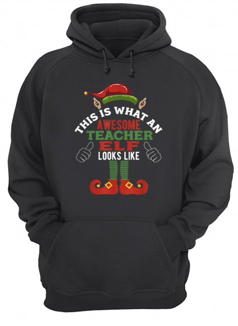 Hot Awesome Teacher Elf Funny Christmas shirt Hot Awesome Teacher Elf Funny Christmas shirt