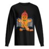 Hot Hockey Goalie Funny Christmas Gingerbread Man Goalie shirt