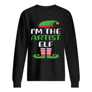 Hot I’m The Artist Elf Matching Family Group Christmas shirt