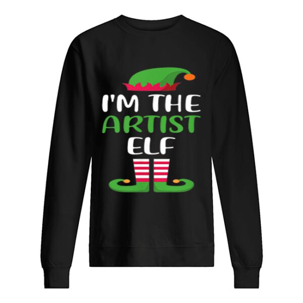 Hot I’m The Artist Elf Matching Family Group Christmas shirt