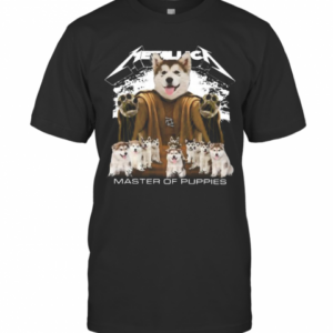 Husky Metallica Master Of Puppies T-Shirt