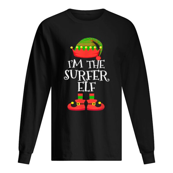 I’M THE Surfer ELF Christmas Xmas Funny Elf Group Costume shirt