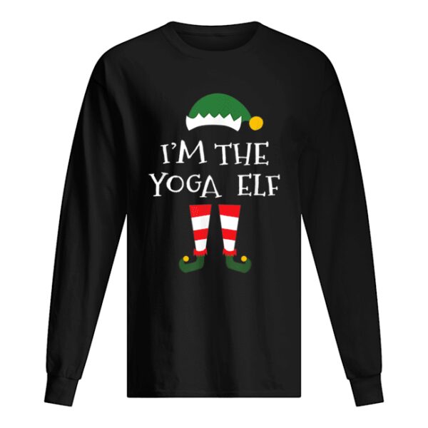 I’m The Yoga Elf Gift Matching Family Group Christmas shirt