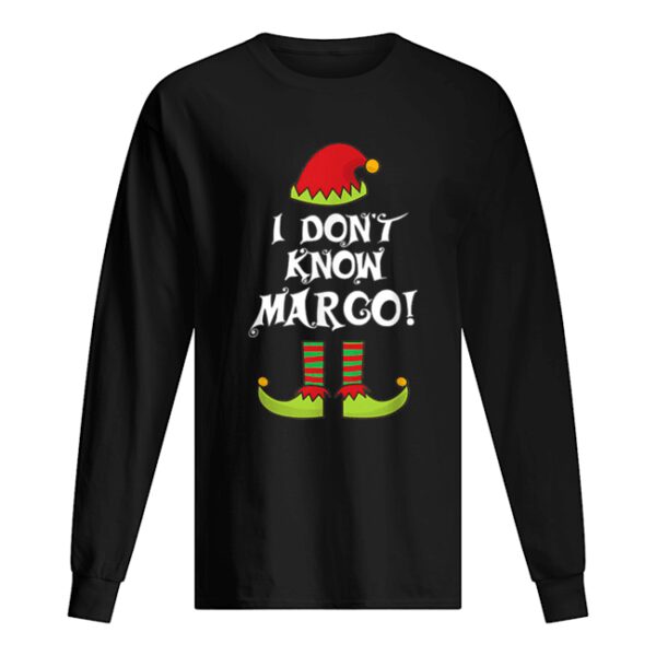 I Don’t Know-Margo Elf Family Matching Christmas Lazy Pajama shirt