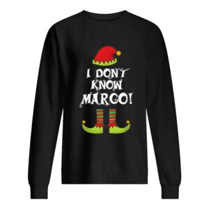 I Don’t Know-Margo Elf Family Matching Christmas Lazy Pajama shirt