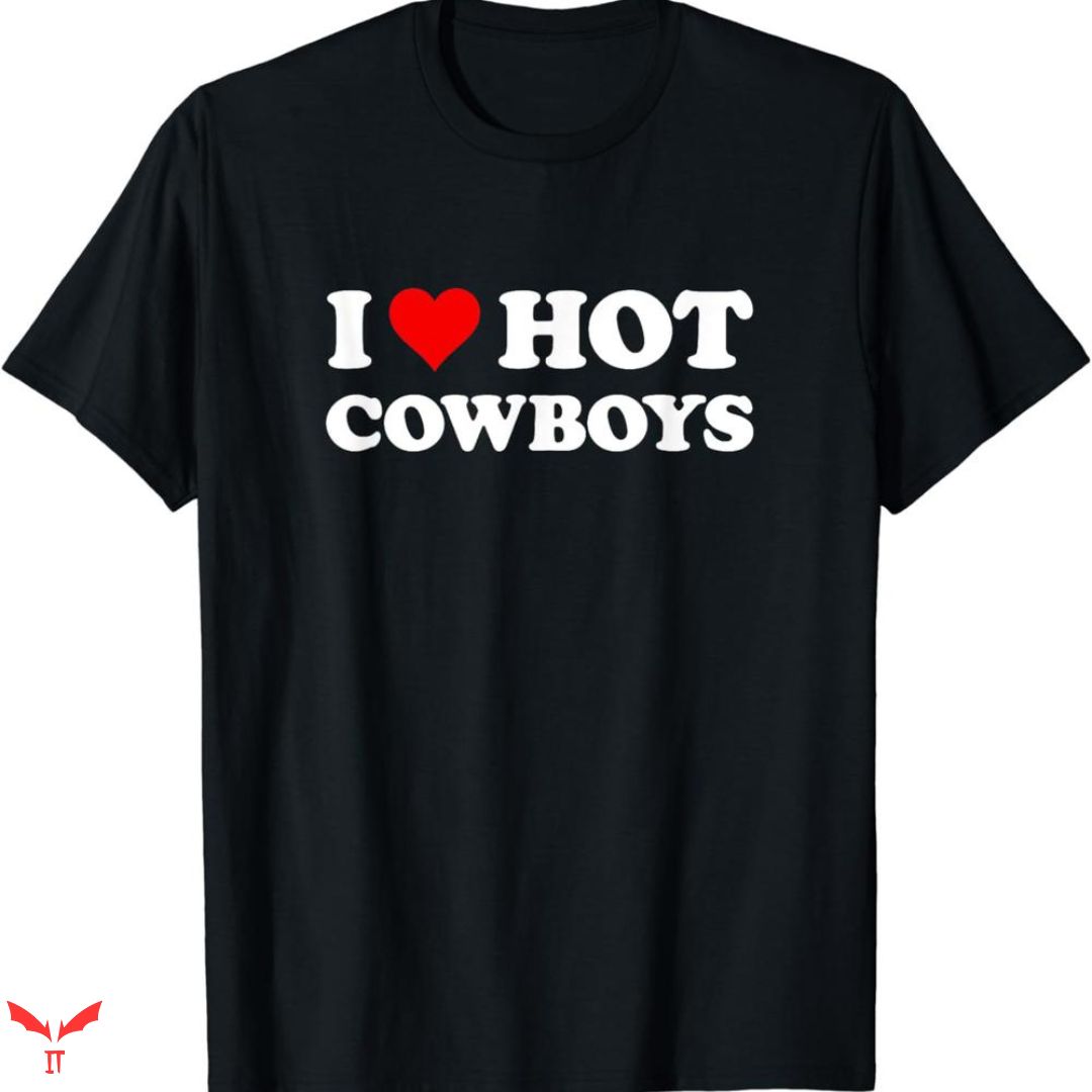 I Love Cowboys T-shirt Minimal Style I Love Cowboys T-shirt Minimal Style