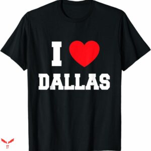 I Love Cowboys T-shirt Retro Dallas