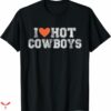 I Love Cowboys T-shirt Text Style