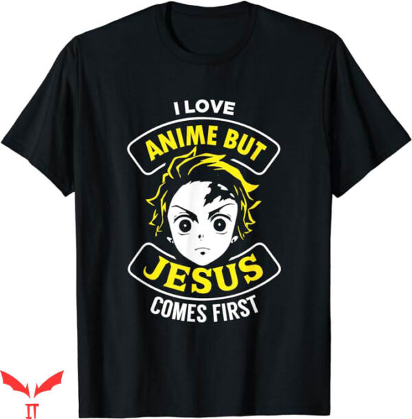 I Love Jesus T-Shirt Jesus Comes First T-Shirt Trending