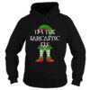 I The Sarcastic Elf Matching Family Christmas design shirt