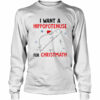 I Want A Hippopotenuse For Christmas shirt