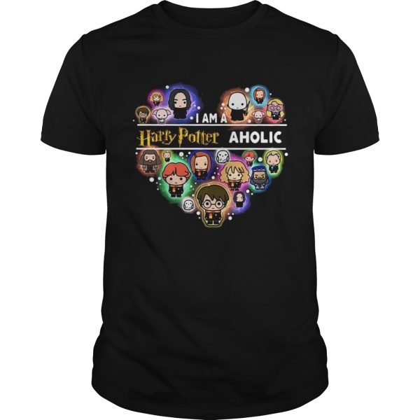 I am a Harry Potter aholic heart shirt