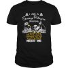 I am a Snoopy princess unless Star Wars need me shirt