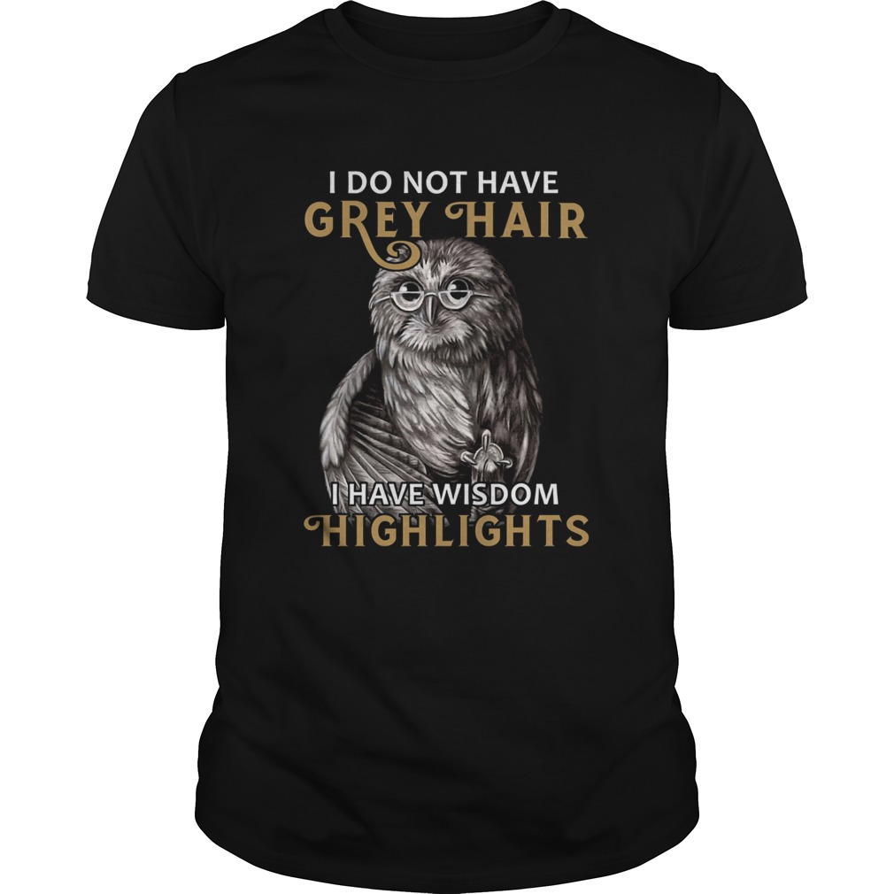 I do not have grey hair I have wisdom highlights shirt I do not have grey hair I have wisdom highlights shirt