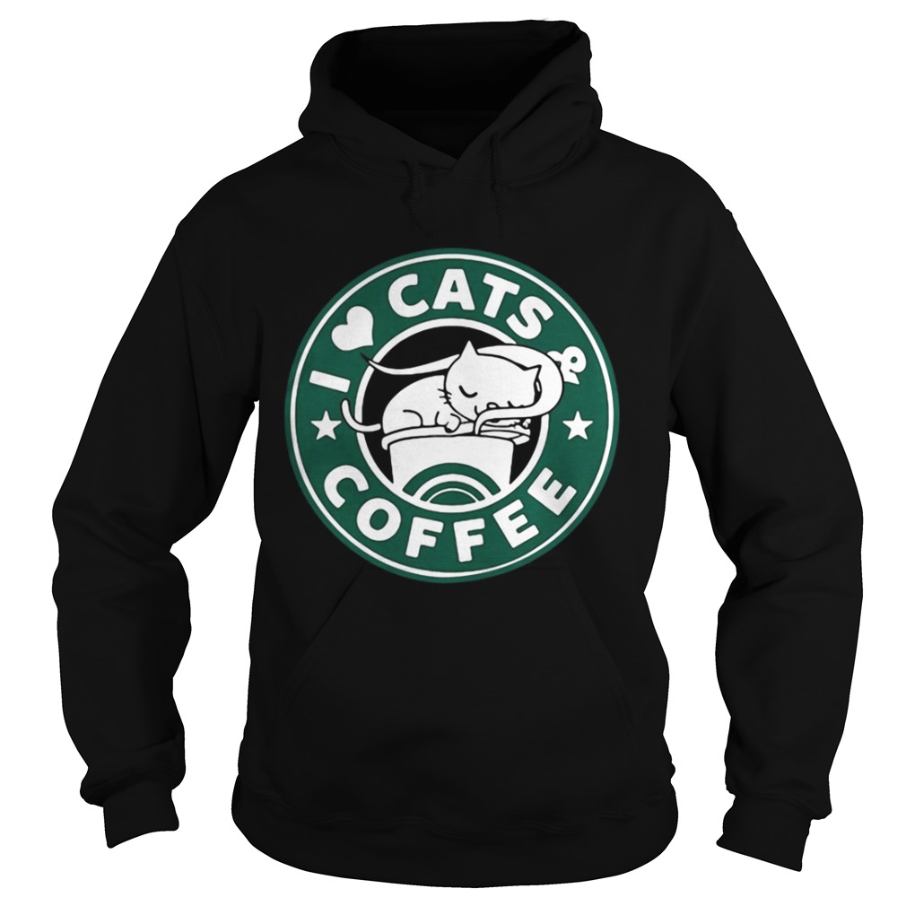 I love cats and coffee shirt I love cats and coffee shirt