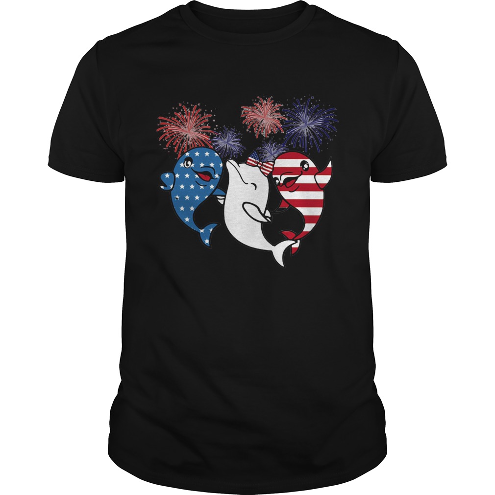 I love dolphins American flag veteran Independence Day shirt I love dolphins American flag veteran Independence Day shirt